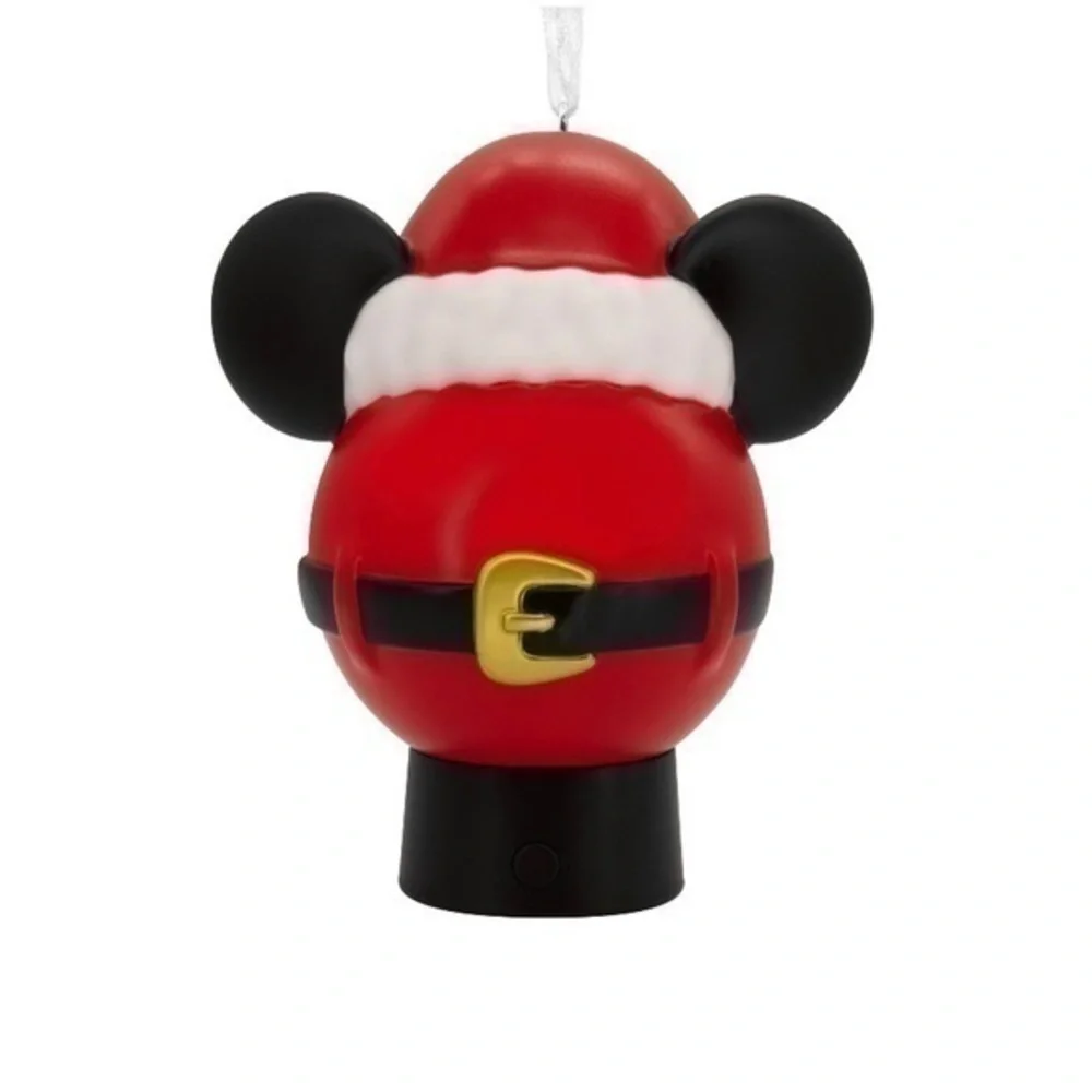 NWT. HALLMARK Disney Mickey Mouse Light Up Ornament